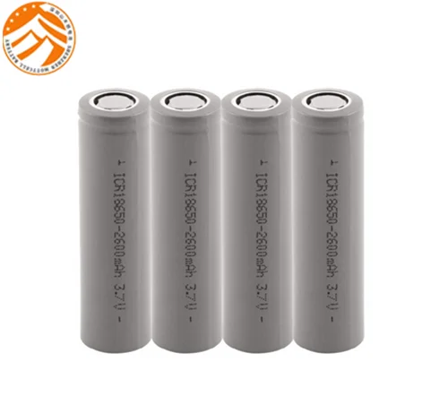IEC62133 Silinder Li Ion Baterai Lithium Suhu Tinggi 18650 3.7v 2600mah 5