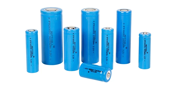 14500 3.2V Baterai Litium Silinder isi ulang AA Ukuran 600mAh 500mAh 8