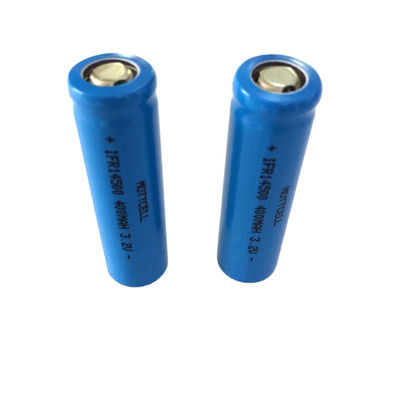 14500 LFP Silinder Lithium Battery Cell 3.2V 600mAh Lithium Iron Phosphate Battery
