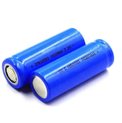1100 mah lifepo4 sel baterai surya 3.2V 18500 untuk pencahayaan darurat
