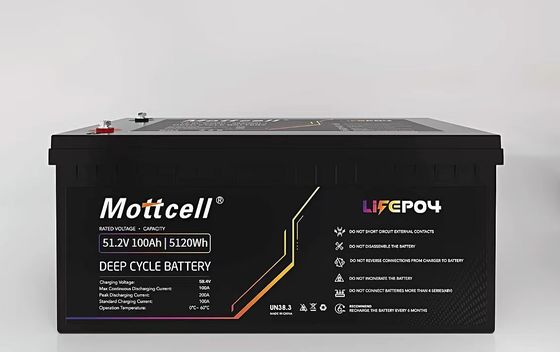LiFePO4 Baterai Lithium Industri 48V 100Ah Untuk Forklift Listrik dan Energi Surya