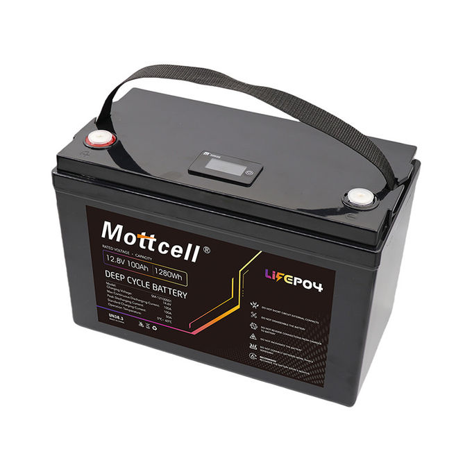 12V LIFEPO4 baterai paket timah ke lithium baterai untuk penyimpanan energi dalam sistem energi surya baru 24V 100AH RV GOLF CART 0